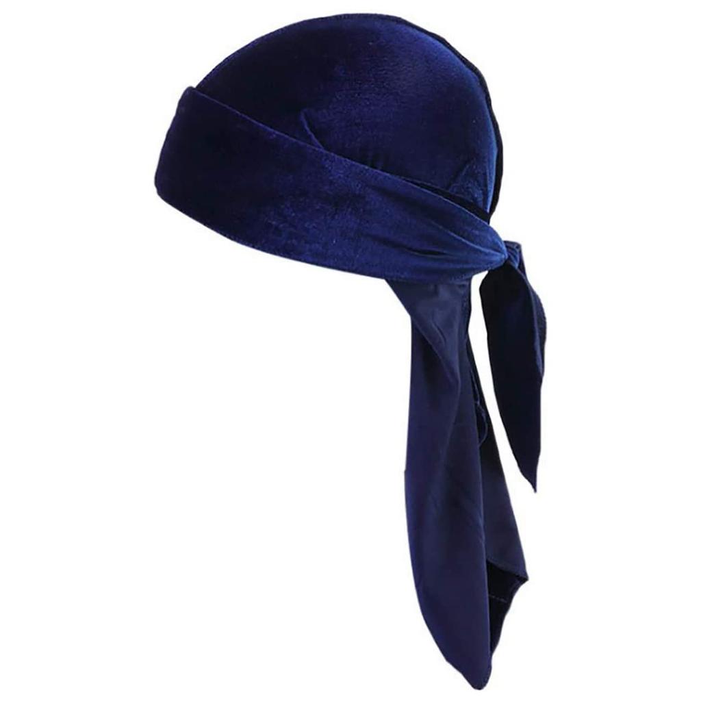 ONE LIMITATION Cap Turban Headband UV Protection Velvet Men's CP132 navy