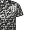 Emporio Armani Мужская футболка EA7 с камуфляжным принтом и графическим логотипом, с круглым вырезом, с короткими рукавами, топ, серо-зеленый, 6HPT35-PJ7CZ-2806