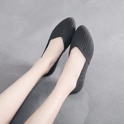 Новая непромокаемая обувь с низким берцем, резиновые сапоги для женщин, летняя рабочая резиновая обувь для взрослых, модная прозрачная обувь, нескользящие сандалии с мелким носком