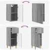 3 Piece Bathroom Cabinet System ARNHEM Sonoma Gray