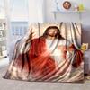 Sacred Heart Of Jesus Blanket Flannel Blanket Throw Blanket Sofa Cover Blanket Soft Premium Blanket Picnic Blanket Tv Blanket Gifts