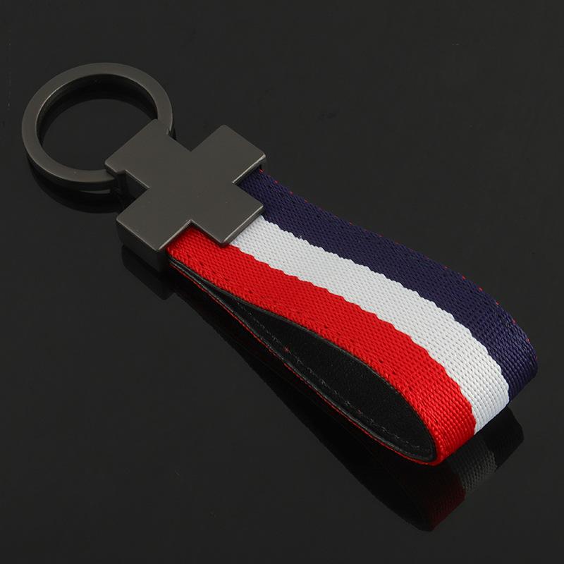 Honda Car Personalized, Leather Goods,Webbing ,Metal Keychain Accessories For Honda Civic FIT Accord Prelude CRV CRZ CRX Jazz OC3