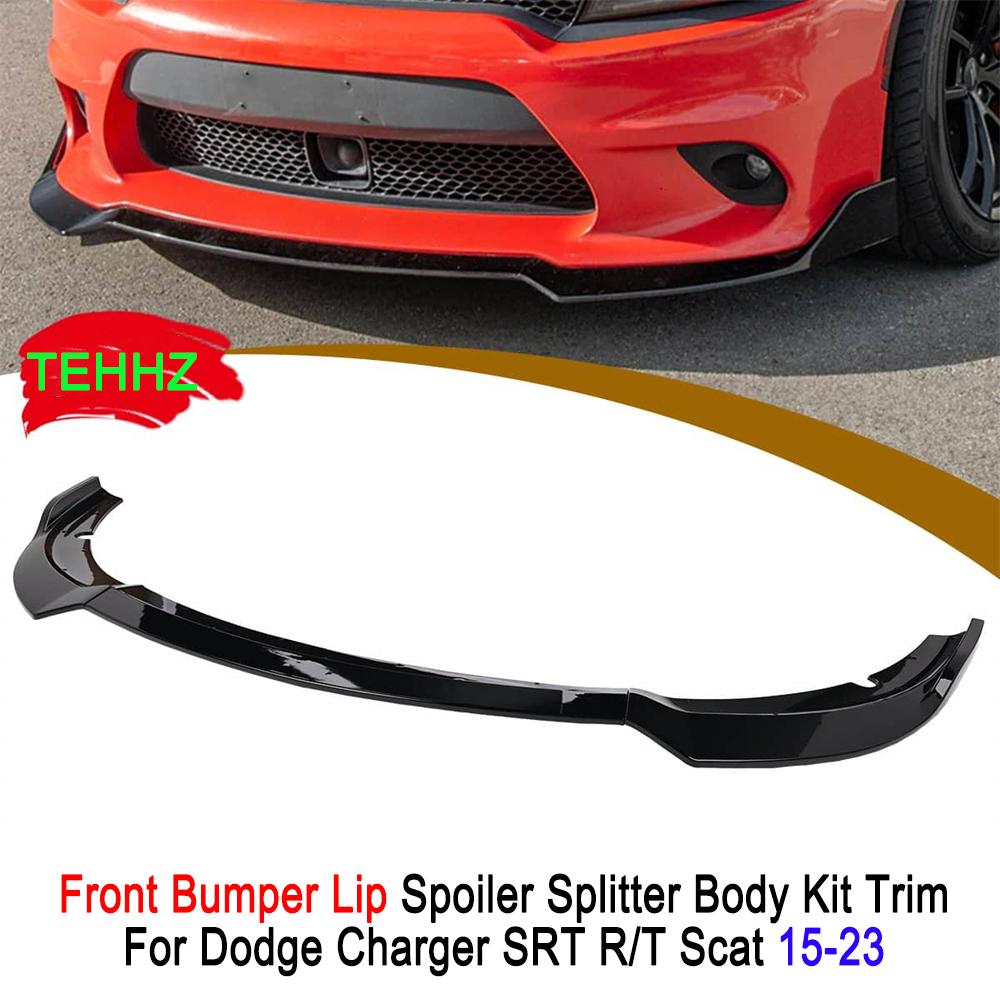SRT R/T Scat 2015-2023 Front Bumper Lip Splitter For Dodge Charger Accessories Auto Exterior Modification Protection Parts HOT