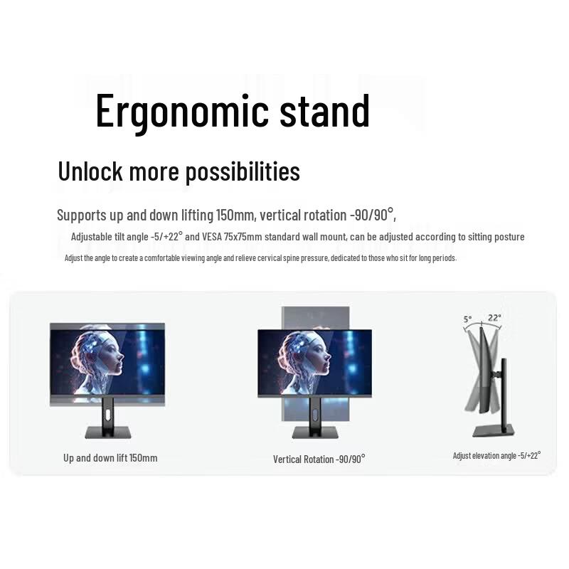 Inspur 27-inch 2K 100Hz IPS Business Monitor (CN version)