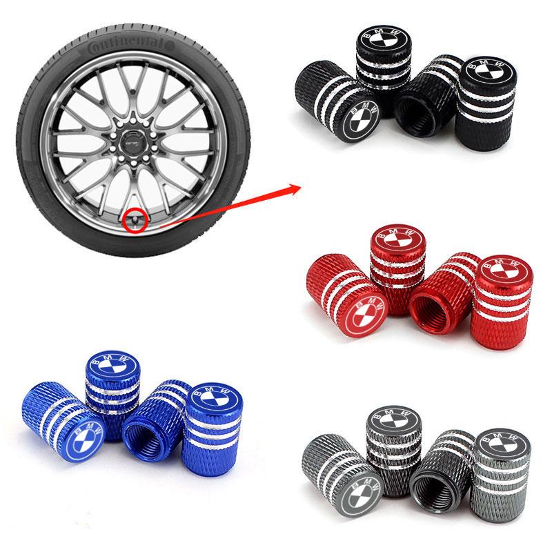 Car Tire Valve Cap Aluminum Tire Wheel Stem Air Valve Cap For BMW M x5 e70 e91 f11 f30 f31 f10 x3 f25 e30 e46 Car Accessories ydbn48