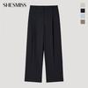 [Она мисс] Брюки с широкой посадкой и защипами SwSSlp22090