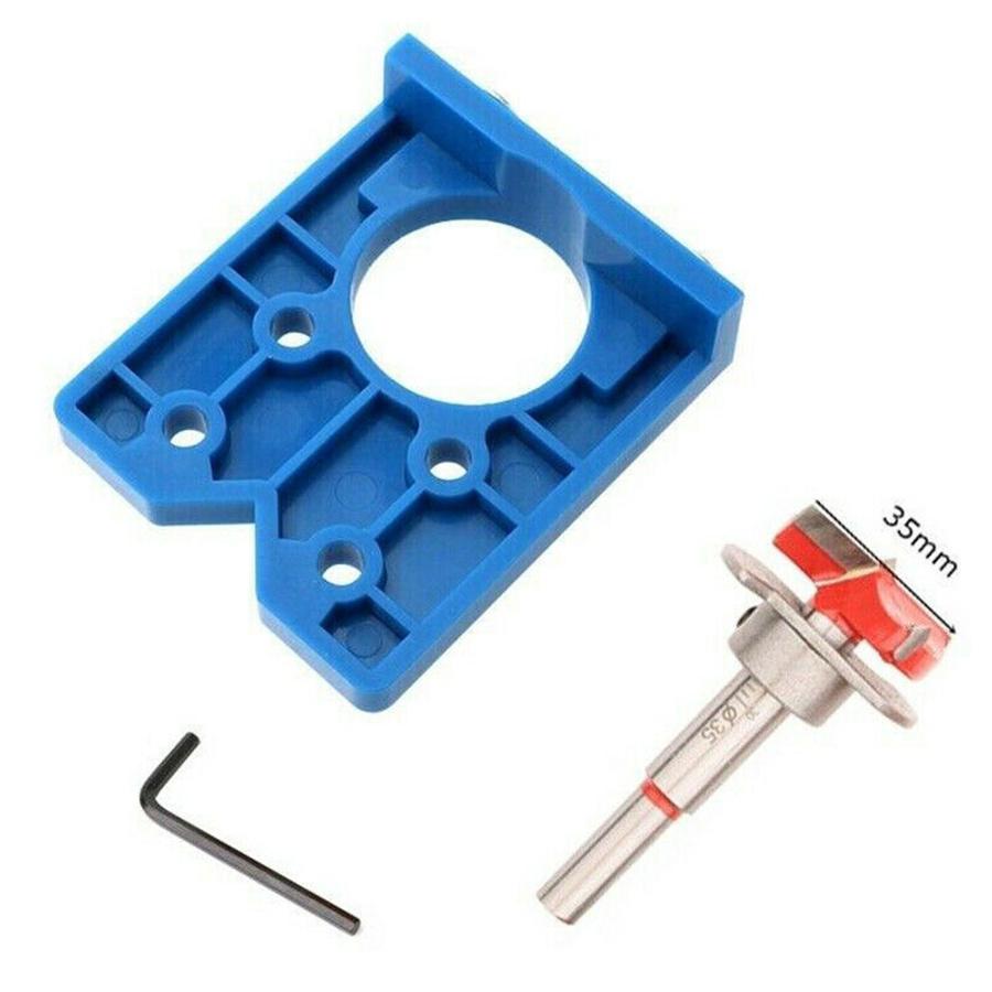 35 мм Мебельная петля для шкафа Сверлильная пила Дерево Сверло для отверстий Локатор Направляющий инструмент Набор