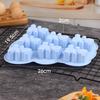 Bear Chocolate Mold Heart Silicone Candy Mold Cute Ice Cube Ice Tray Fondant Molds DIY Birthday Party Cake Decorating Tools