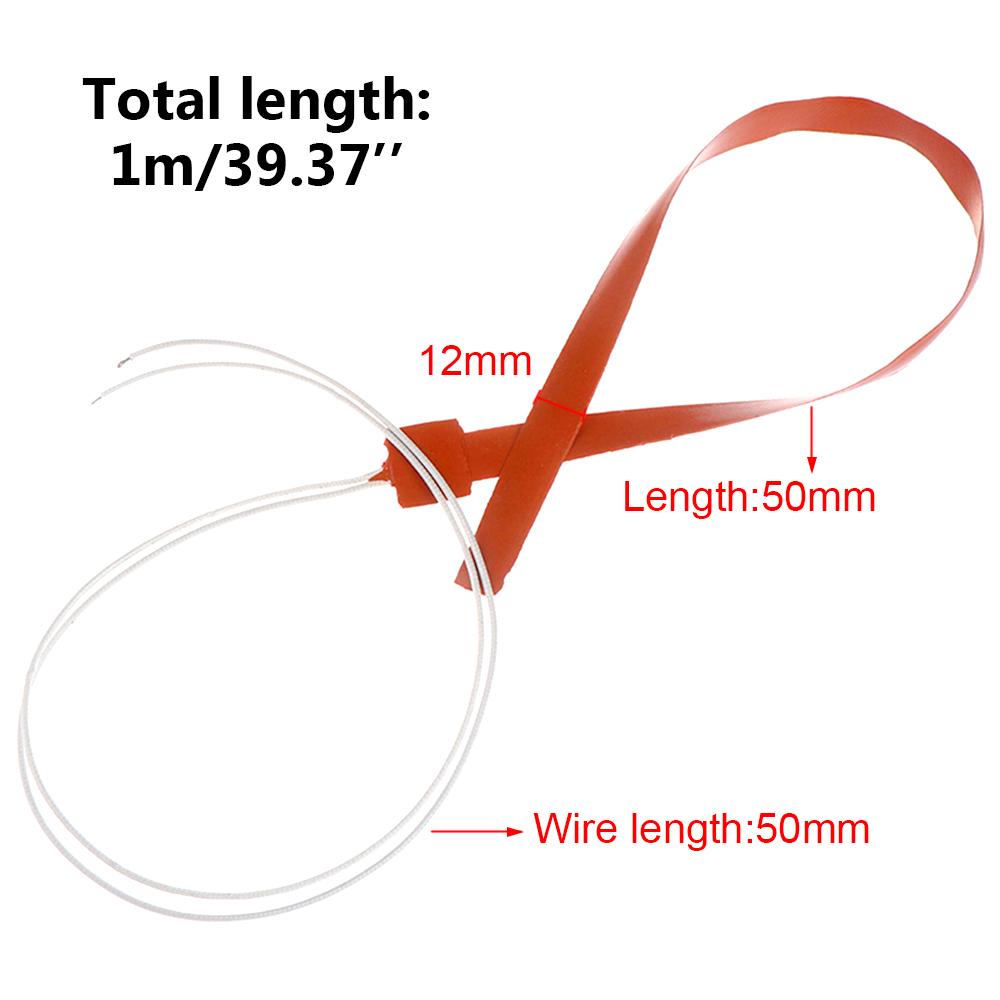 12 В 50 Вт автомобильные силиконовые грелки тепловые 12x500 мм гибкий нагреватель для предотвращения обледенения стеклоочистителей запчасти аксессуары