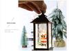 Christmas Santa Claus Crystal Lantern & Ornament