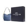 Coach Willow 27 Soft Logo Denim Bucket Bag Women bags Dark-Blue CAT44-B4RHO