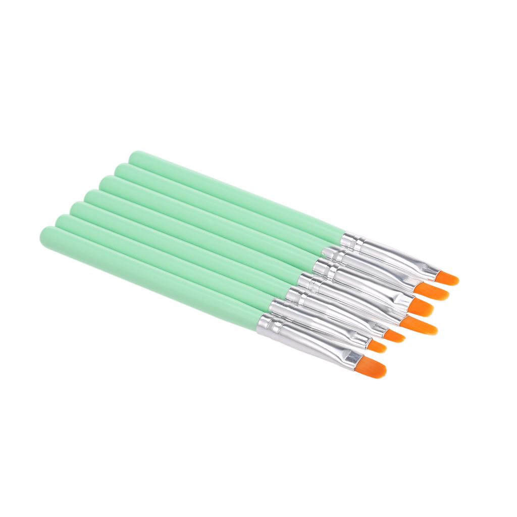 Acrylic Nail Brushes 7PCS UV Gel Poly Gel Nail Art Painting Drawing Pens for Nail Salon Home Use Na