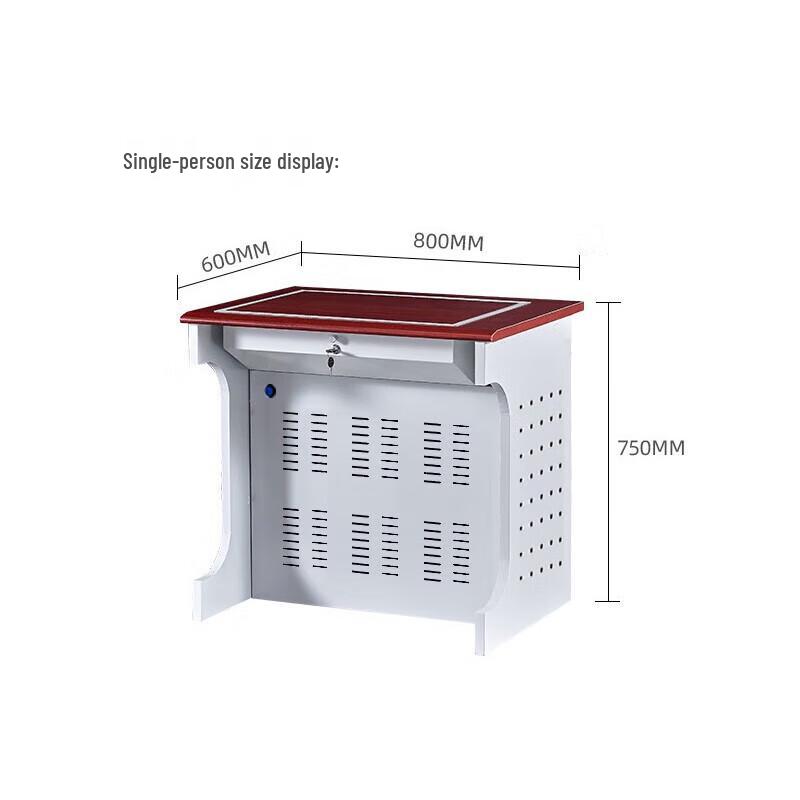 Flip-Top Computer Desk with Hidden PC Compartment