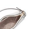 Michael Kors MK Preston Кожаная и синтетическая кожаная сумка-тоут через плечо с металлическим логотипом и застежкой-молнией Маленькие женские сумки Белый 30S4G0PL5L-HEMP