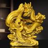 Pure Copper Dragon and Phoenix Auspicious Ornaments Creative Home Living Room Bedroom Decoration Handicraft Mascot