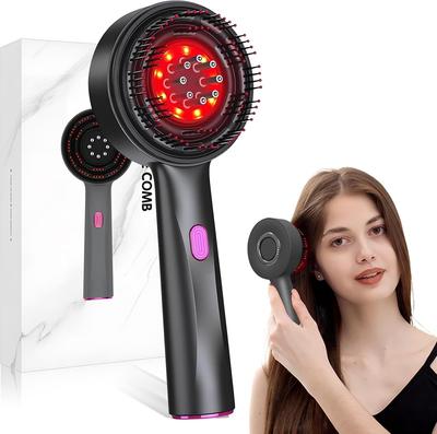 Электрический массажер для головы 2-в-1 Массажная щетка для кожи головы