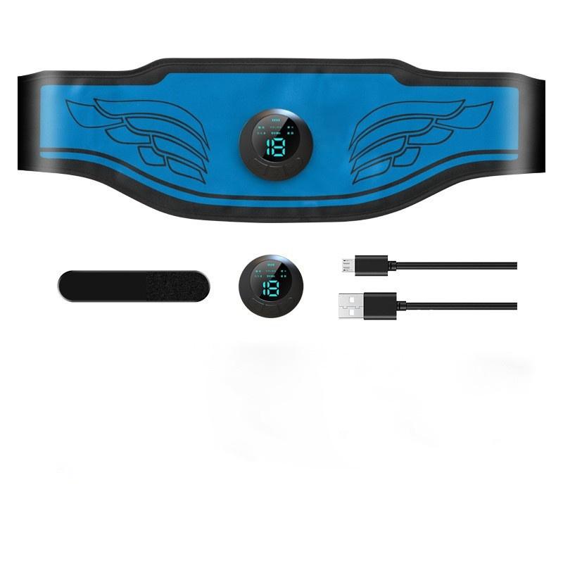 Micro-current Waist Protection Massage Belt, Multi-functional Pulse Electric Fat Rejection Machine Lumbar Spine Physiotherapy Soothing Massager