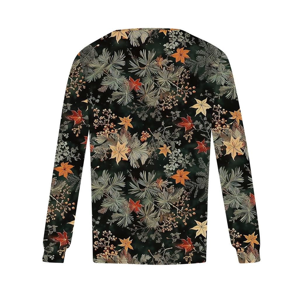 Long Sleeve Shirts For Women Tops Dressy Casual Blouses Pleated Scooped Neck Tunic Tops