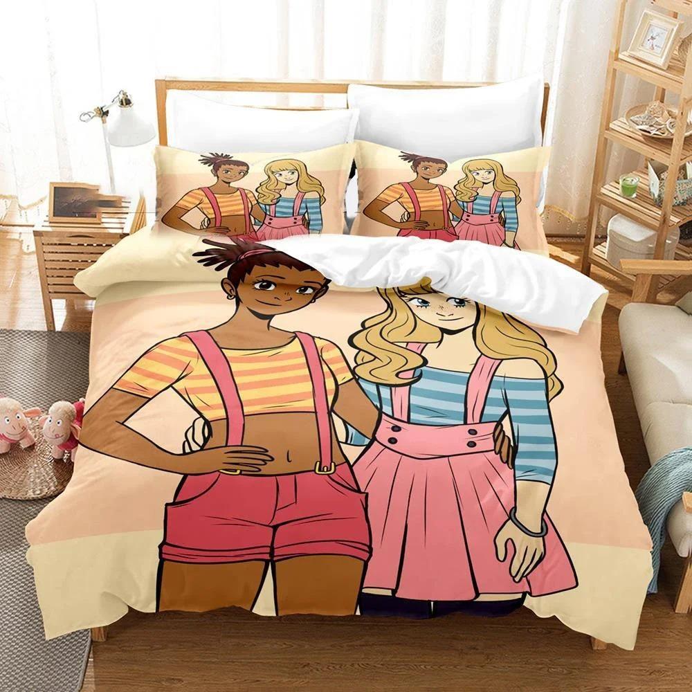 Carole and Tuesday Bedding Set Boys Girls Twin Queen Size Duvet Cover Pillowcase Bed Kids Adult Fashion Home Textile Customizable