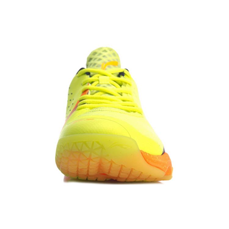 Бадминтонные кроссовки Li Ning Raid Унисекс Низкие Неоновый Зеленый Оранжевый AYAQ007-3