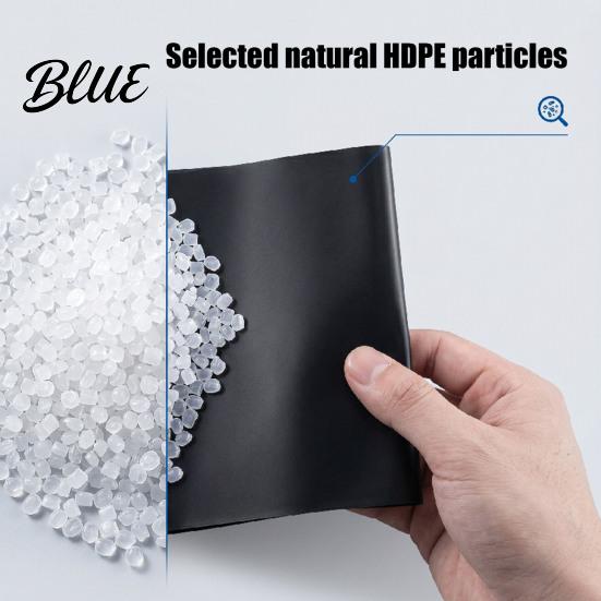 Outdoor Ecological Pond Lining Liner 4x7ft/6.5x10ft/7x10ft HDPE UV Resistant Preformed Aquaculture Heavy Duty Underlayment Easy Cutting for Fountain,