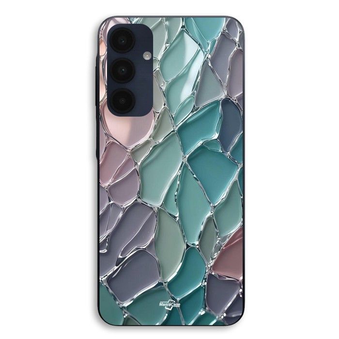 Coque Pour Samsung Galaxy A16 texture écailles de verre colorés Maniacase