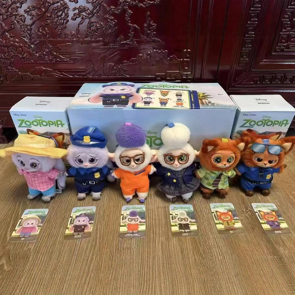 Внутренняя версия серии Zootopia Ника Джуди, сюрприз-бокс, плюшевый кулон и сопутствующие товары