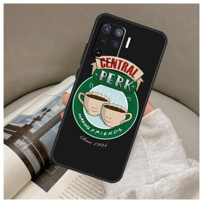 Чехол Central Perk Friends для Oppo A16 A76 A96 A60 A98 A58 A78 A18 A38 A80 A40 A77 A57 A17 A74 A54 A94 A15 A5 Pro