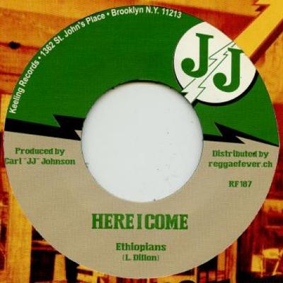 7-дюймовая пластинка ETHIOPIANS - Here I Come / Rook Ma Dine RF187 Jj/Reggae Fever 1970 Европа Регги, Ска и Даб