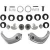 2Set Chrome Locking Vent Window Handle Fit for Chevrolet GMC Trucks 1973-1994, Fits for OEM Part Numbers 76999, BHS01861, DHA35357, 15617125,
