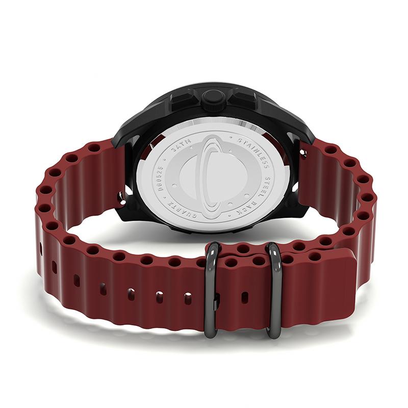 DG New Magnetic Bead Simulated Watch - Waterproof Quartz Watch with Unique Pointer Design, Fashion Sports Silicone Strap Watch