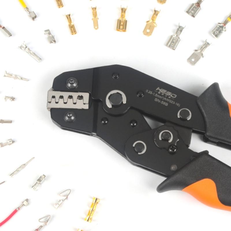 Crimping Tool Kits Self Adjusting Crimping Pliers for 0.25-2.5mm² with 270Pcs Wire End Terminals Crimping Pliers