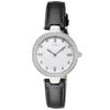 TIMEX Adoon Watch, 32mm, Women's, Black, with Silver Dial, Brass, Mineral Glass, Quartz Movement, and Japanese Made Movement, TW2V45200
