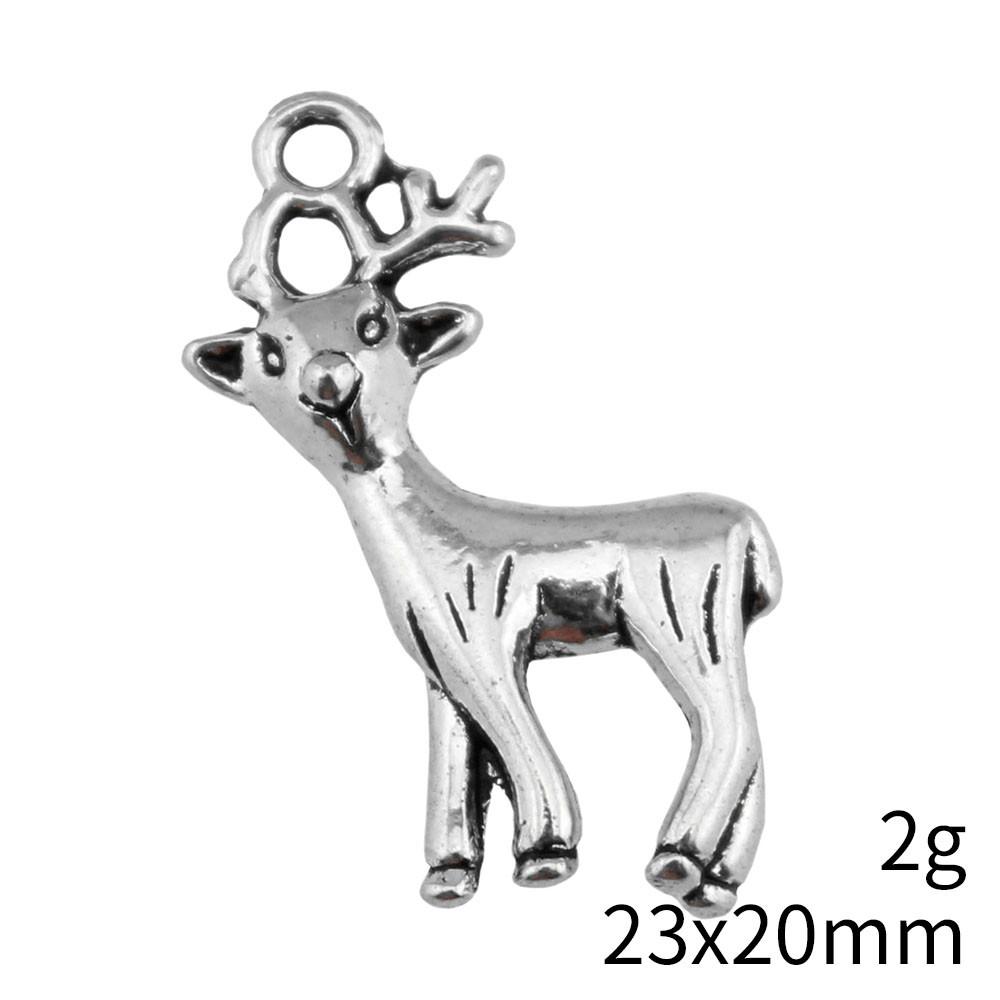 NewArrivals Charms For Jewelry Deer Christmas Day Charms Pendant Audience Bracelet Pendant