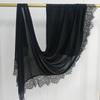 Cotton Muslim Instant Turban Breathable Islamic Crinkle Shawl New Rhinestone Chiffon Scarf