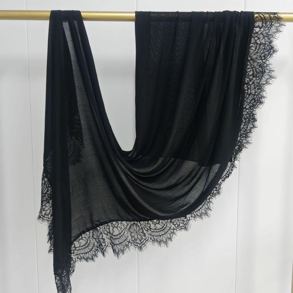 Cotton Muslim Instant Turban Breathable Islamic Crinkle Shawl New Rhinestone Chiffon Scarf
