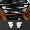Для BMW 5 серии 6GT G32 G30 2017-хромированные кнопки на рулевом колесе автомобиля, переключатель, декоративная крышка, отделка салона автомобиля