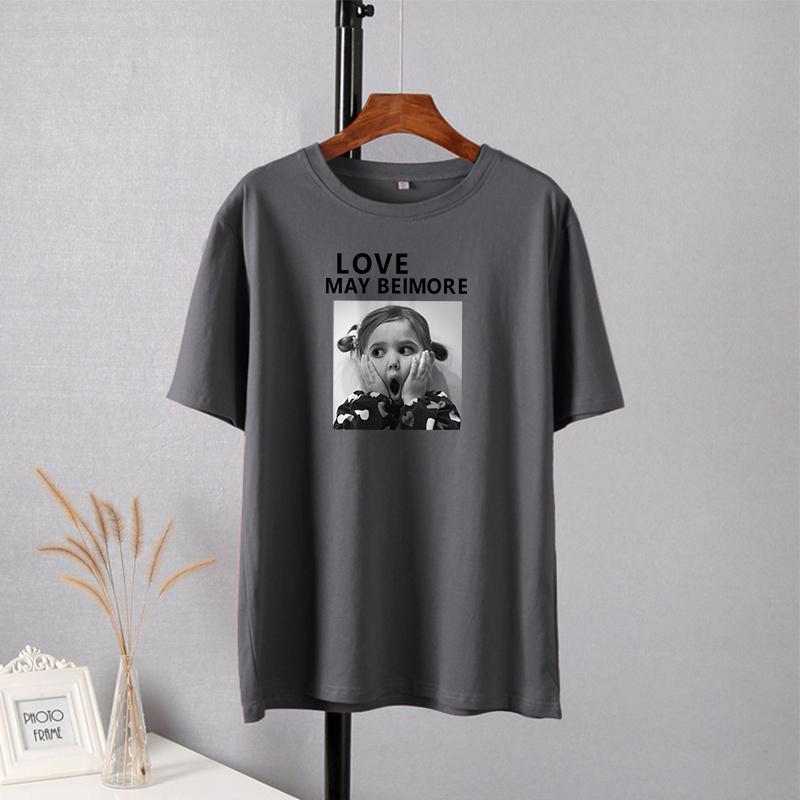 Shellsuning милые женские футболки с принтом для девочек, новые летние модные винтажные футболки с круглым вырезом и рисунком, женские повседневные простые хлопковые готические топы