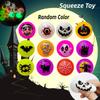 1pcs Random Halloween Night Light Sticky Ball Toy Decompression Release Stress