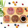 8-piece Cute Cartoon Popsicle Ice Cream DIY Diamond Painting Coaster Set 5D Full Diamond Round Diamond Art Coaster Set Handmade Crafts Home Decor Gift