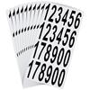 Листы/пакет Самоклеящиеся Водонепроницаемые Номера для почтового ящика Наклейки с номерами Наклейки-этикетки Декор
