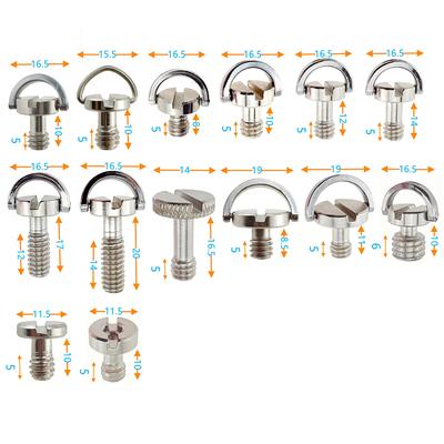 Винт адаптера быстросъемной пластины. Винт штатива с D-образным кольцом 1/4 дюйма. Монтажный адаптер.