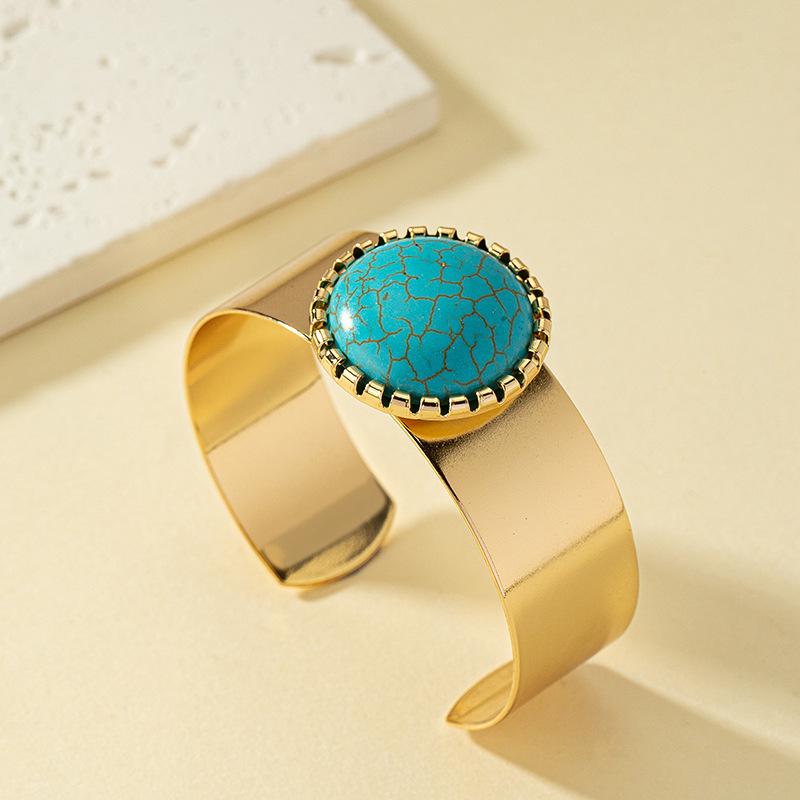 Винтажный бирюзовый браслет из бусин - Модный хип-хоп стиль для женщин