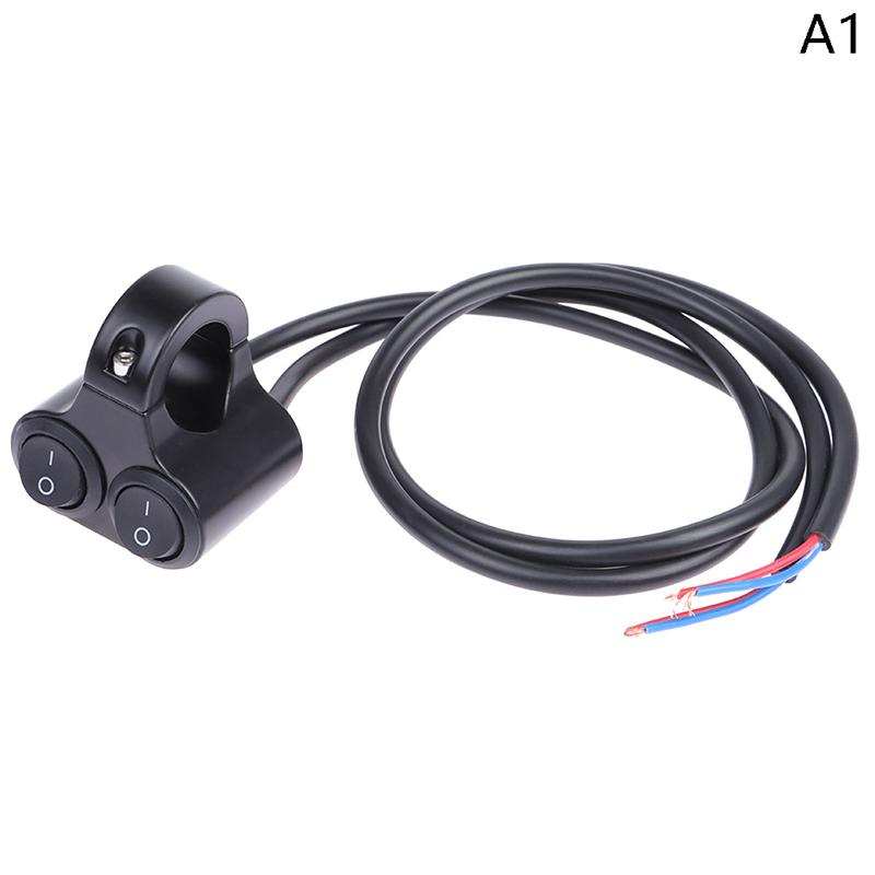 Алюминиевый сплав 12 В мотоцикл руль переключатель управления двойной кнопки управления фара динамик переключатель 2 выбора