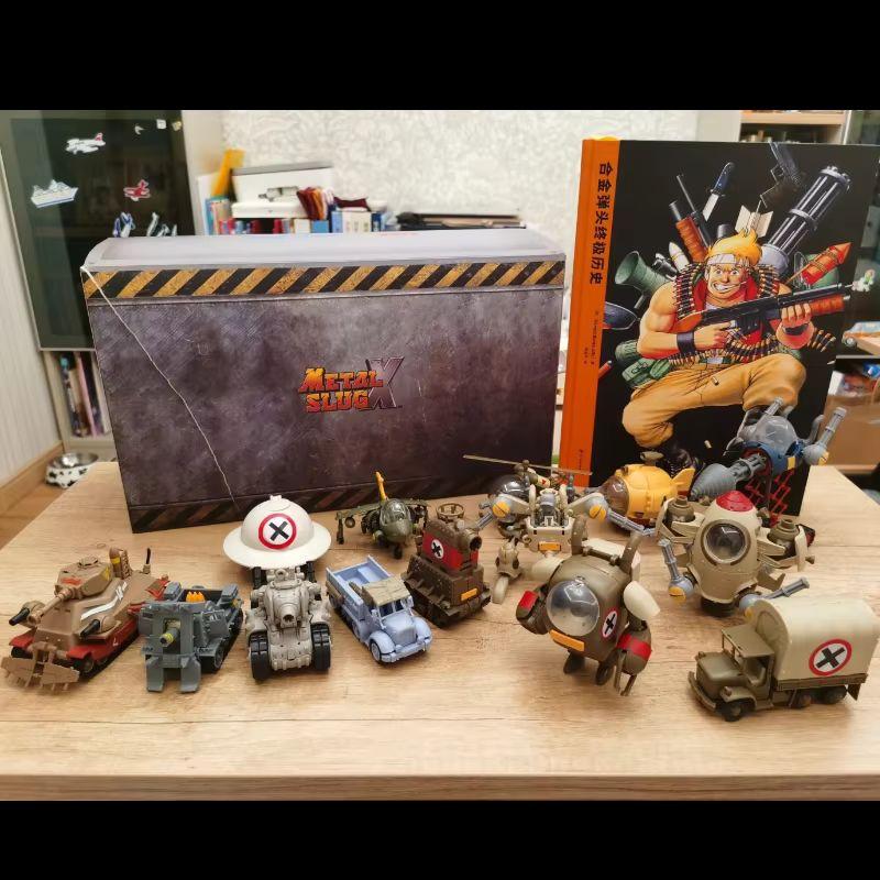 Original Xinshi Model Metal Slug X Series Snap-Fit Color-Separated Plastic Assembly Collection Decorations Ornaments Model Kit