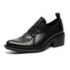 Fashion Leather Shoes For Man Platform Genuine Leather Big Size Shoes High Quality Designer Formal Platform Casual Shoes Outdoor