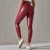 Nessaj Леггинсы из искусственной кожи, женские зимние теплые кожаные брюки, брюки для спортзала и фитнеса