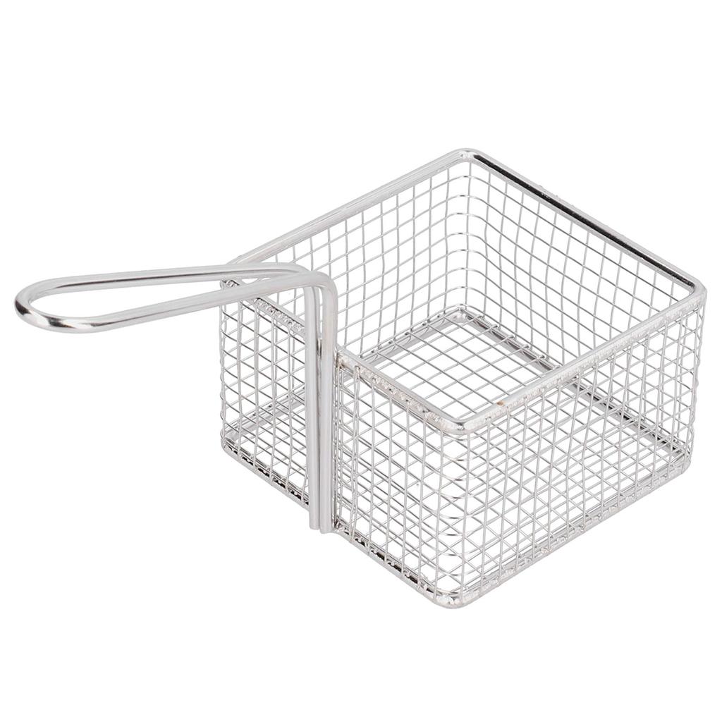 Food Fryer Basket Stainless Steel French Fries Filter Net Colander Strainer Kitchen Utensils