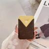 Высококачественный Бизнес Чехол-Кошелек С Магнитом MagSafe из Кожи с Держателем для Карт Для iPhone 17 Pro Max С Логотипом Изысканный Ретро Узор Универсальный Для Женщин Мужчин ID Банковской Карты Автобуса