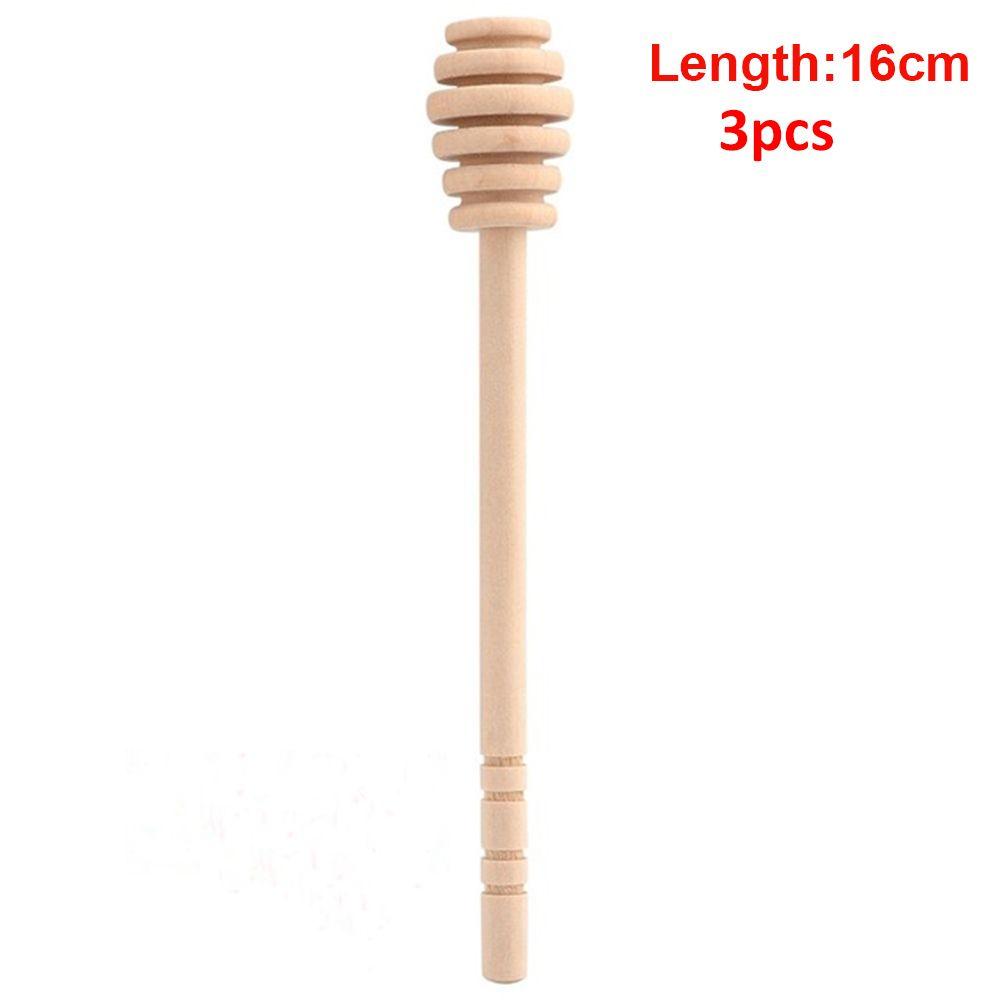 1/3pcs Long handle Long Handle Safe Gadgets Mixing Stick Stirring Honey Spoon Wooden Dipper